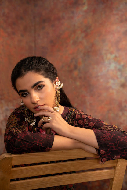 Nishat Linen - Printed Shirt - PW23-124