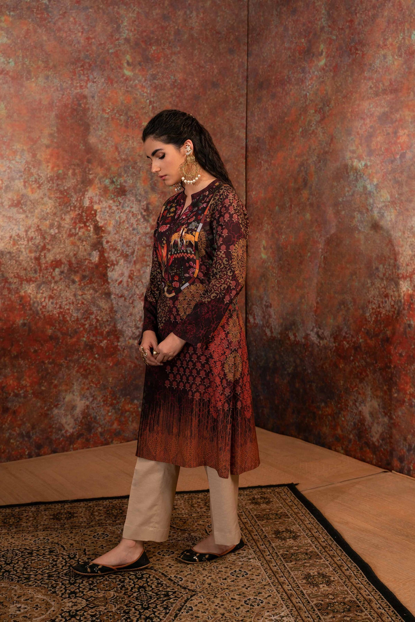 Nishat Linen - Printed Shirt - PW23-124