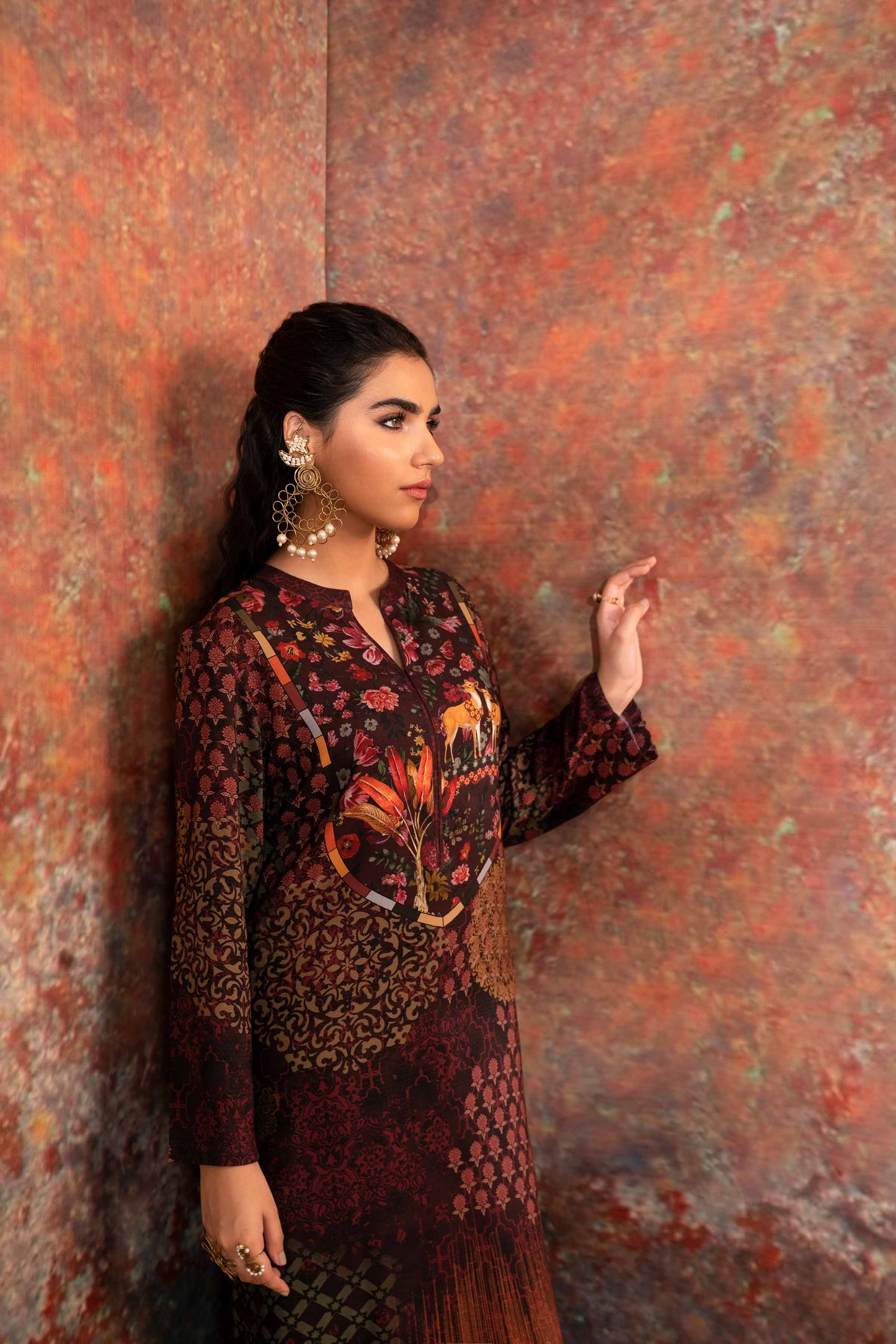 Nishat Linen - Printed Shirt - PW23-124