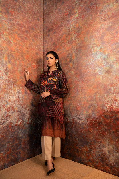 Nishat Linen - Printed Shirt - PW23-124