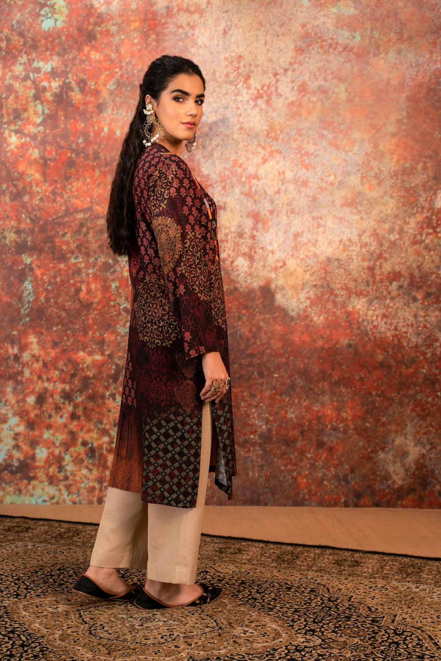 Nishat Linen - Printed Shirt - PW23-124