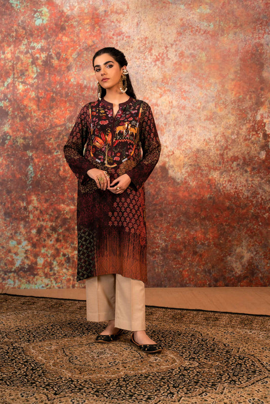 Nishat Linen - Printed Shirt - PW23-124