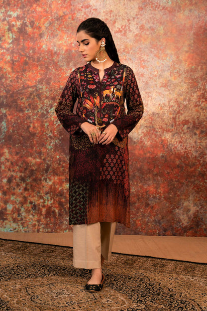 Nishat Linen - Printed Shirt - PW23-124