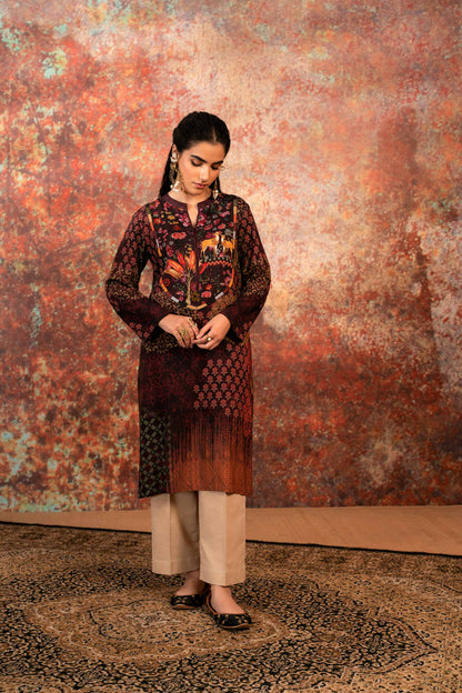 Nishat Linen - Printed Shirt - PW23-124