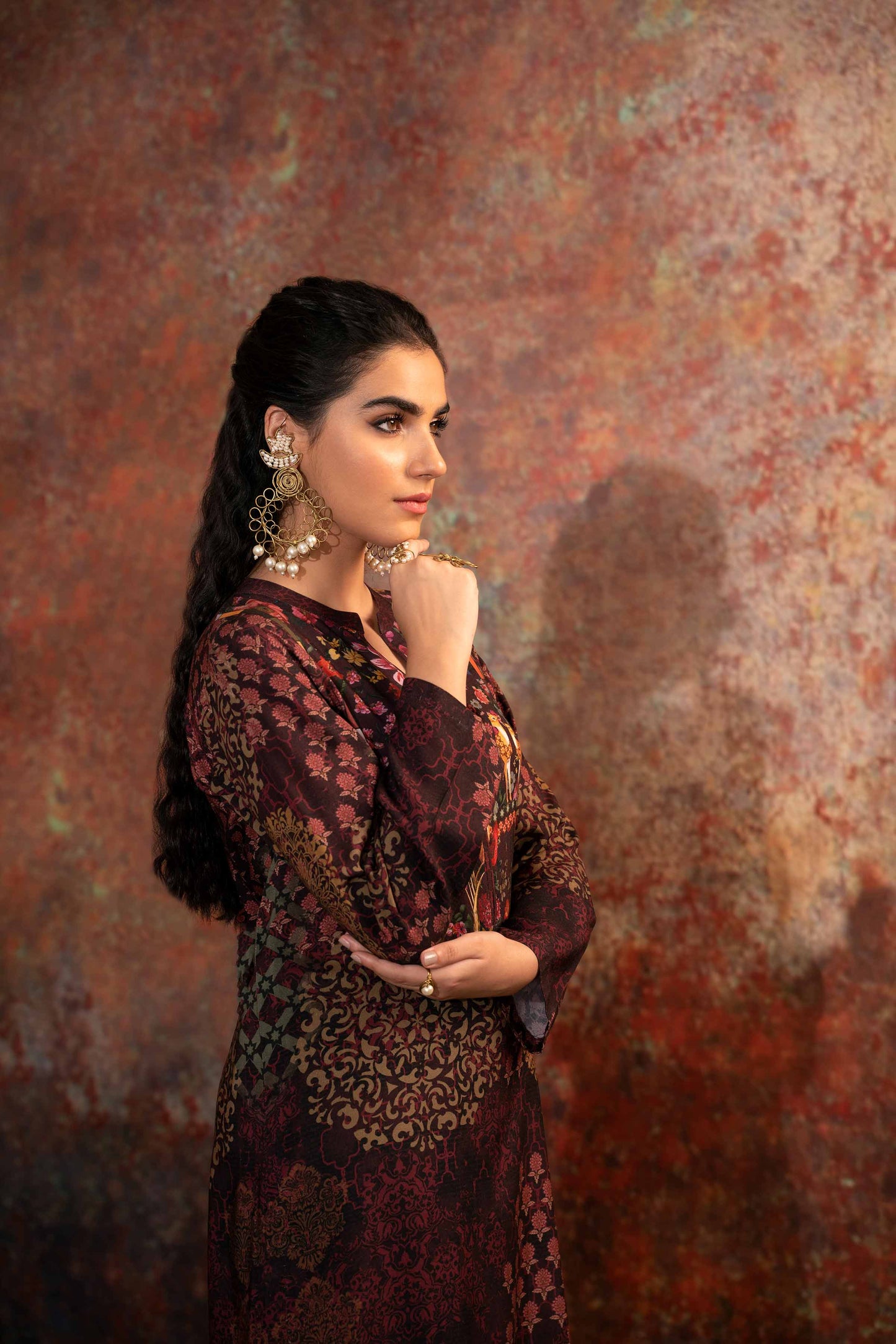 Nishat Linen - Printed Shirt - PW23-124
