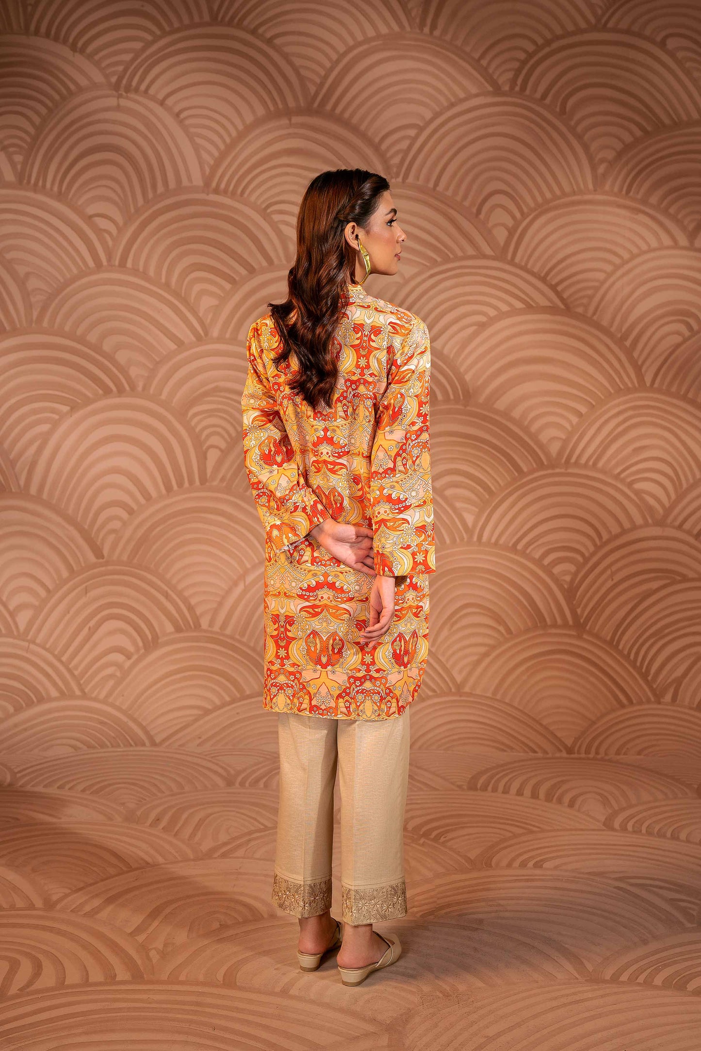 Nishat Linen - Printed Shirt - PW23-125