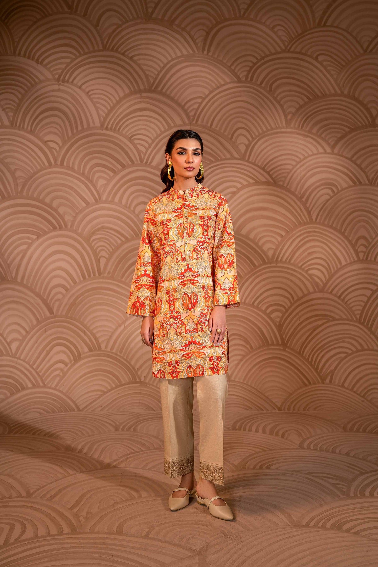 Nishat Linen - Printed Shirt - PW23-125