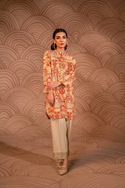 Nishat Linen - Printed Shirt - PW23-125