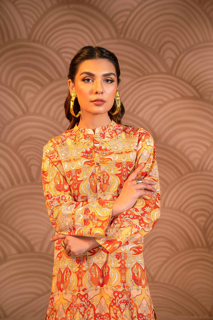 Nishat Linen - Printed Shirt - PW23-125