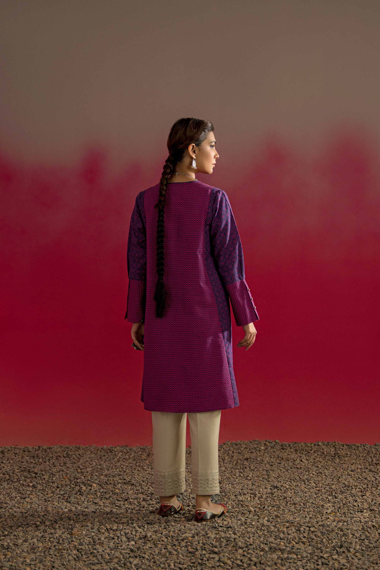 Nishat Linen - Printed Shirt - PW23-126