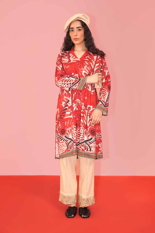 Nishat Linen - Printed Shirt - PW23-128