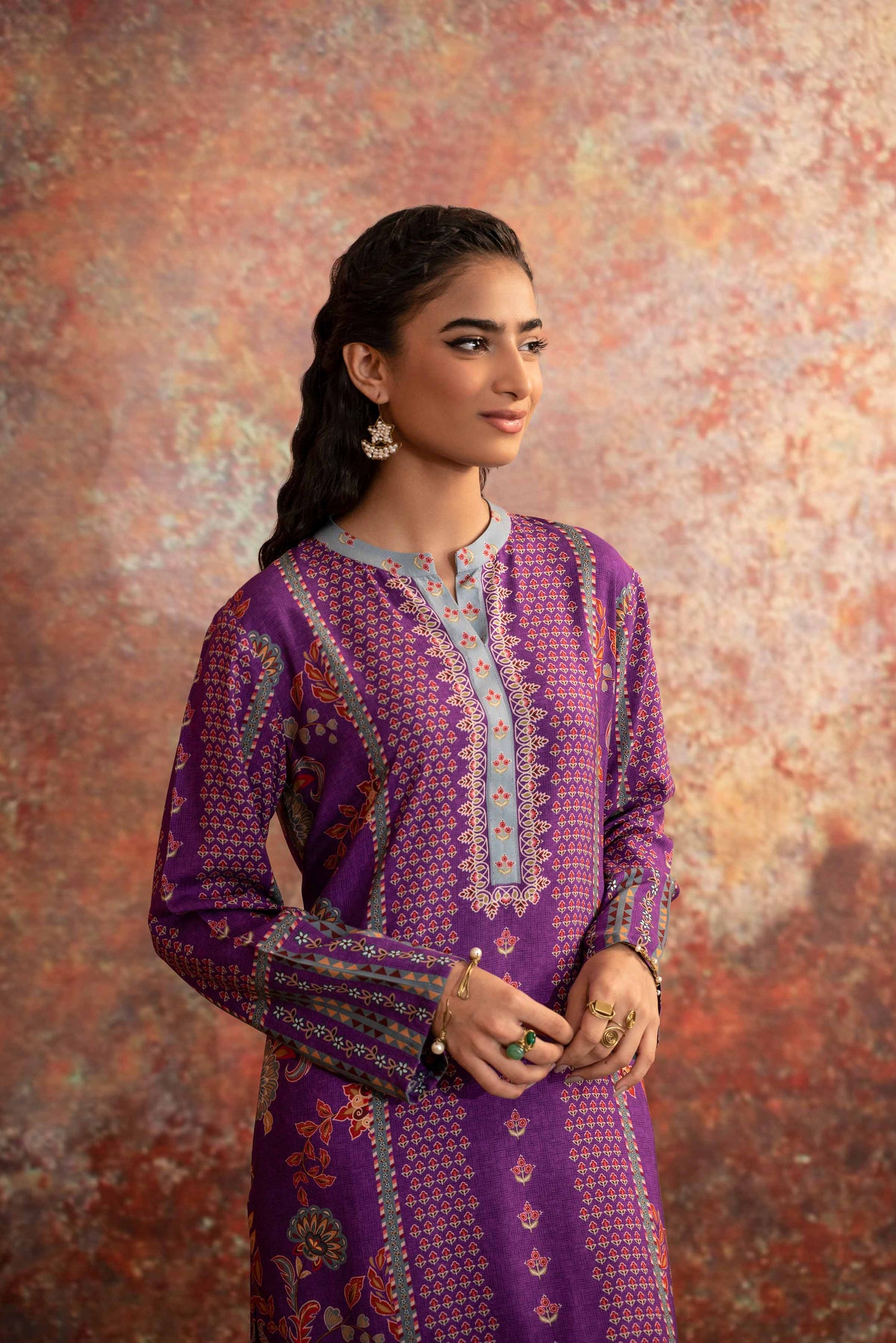 Nishat Linen - Printed Shirt - PW23-130