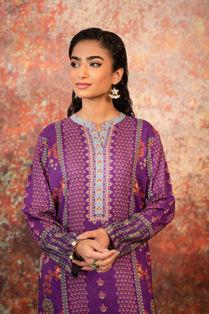 Nishat Linen - Printed Shirt - PW23-130