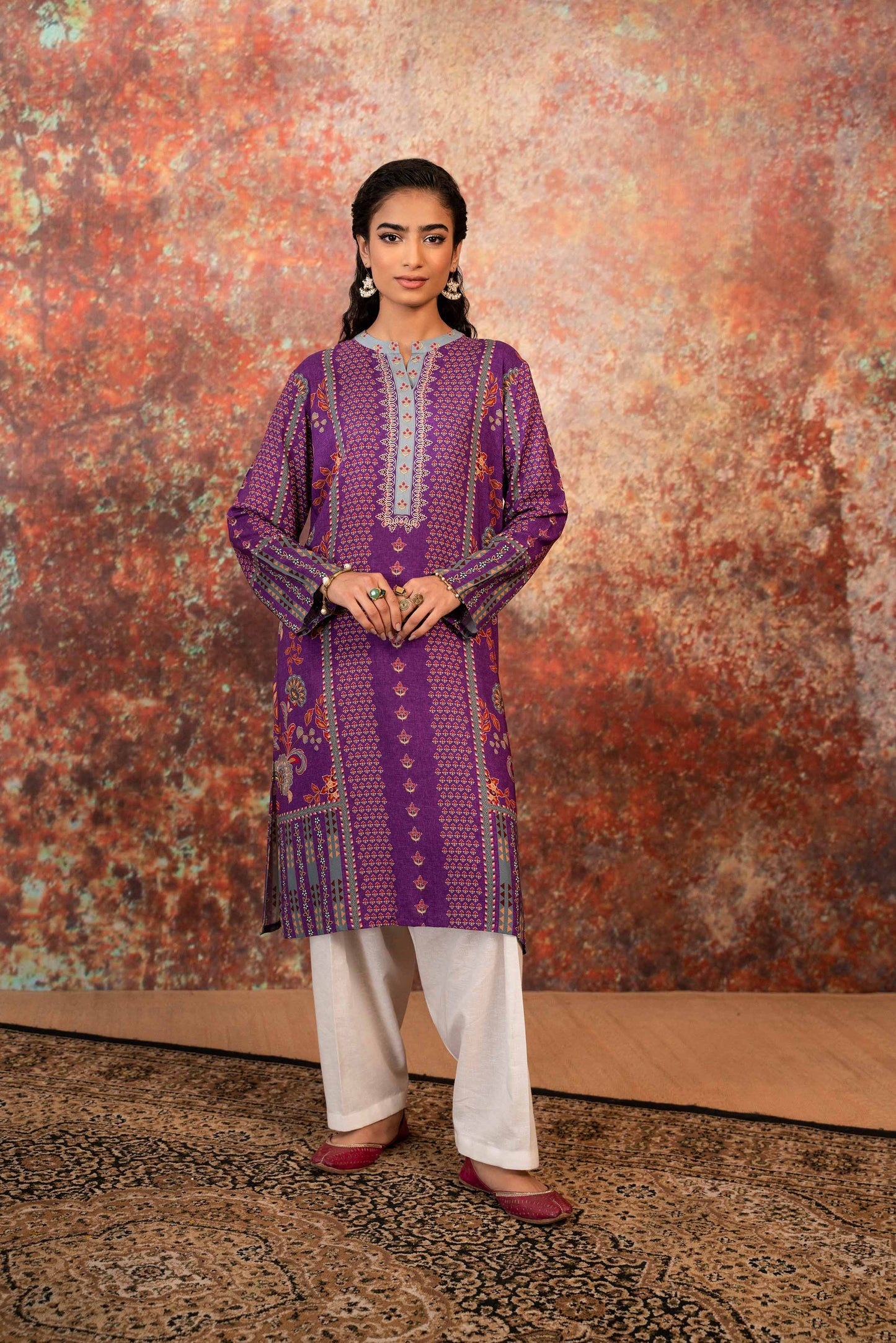 Nishat Linen - Printed Shirt - PW23-130