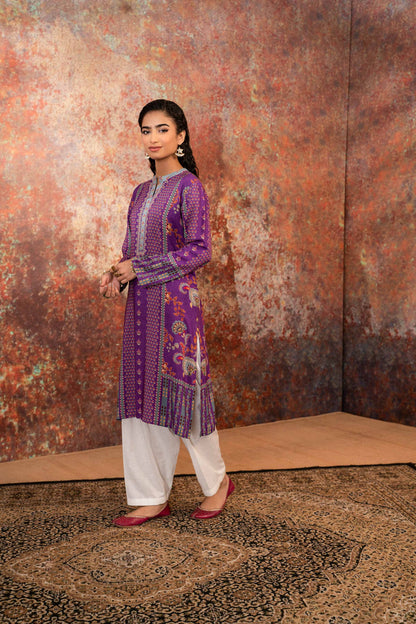 Nishat Linen - Printed Shirt - PW23-130