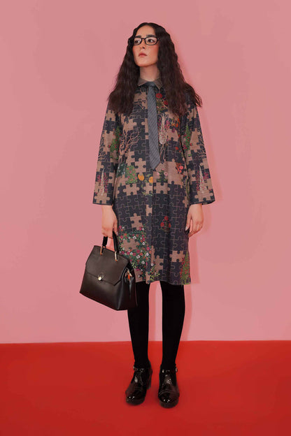 Nishat Linen - Printed Shirt - PW23-134