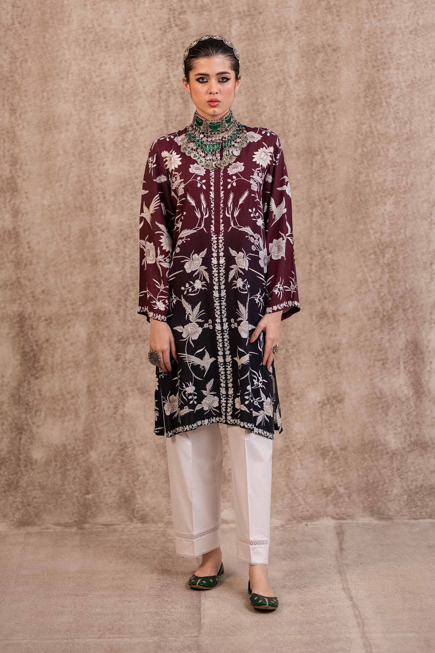 Nishat Linen - Printed Shirt - PW23-135