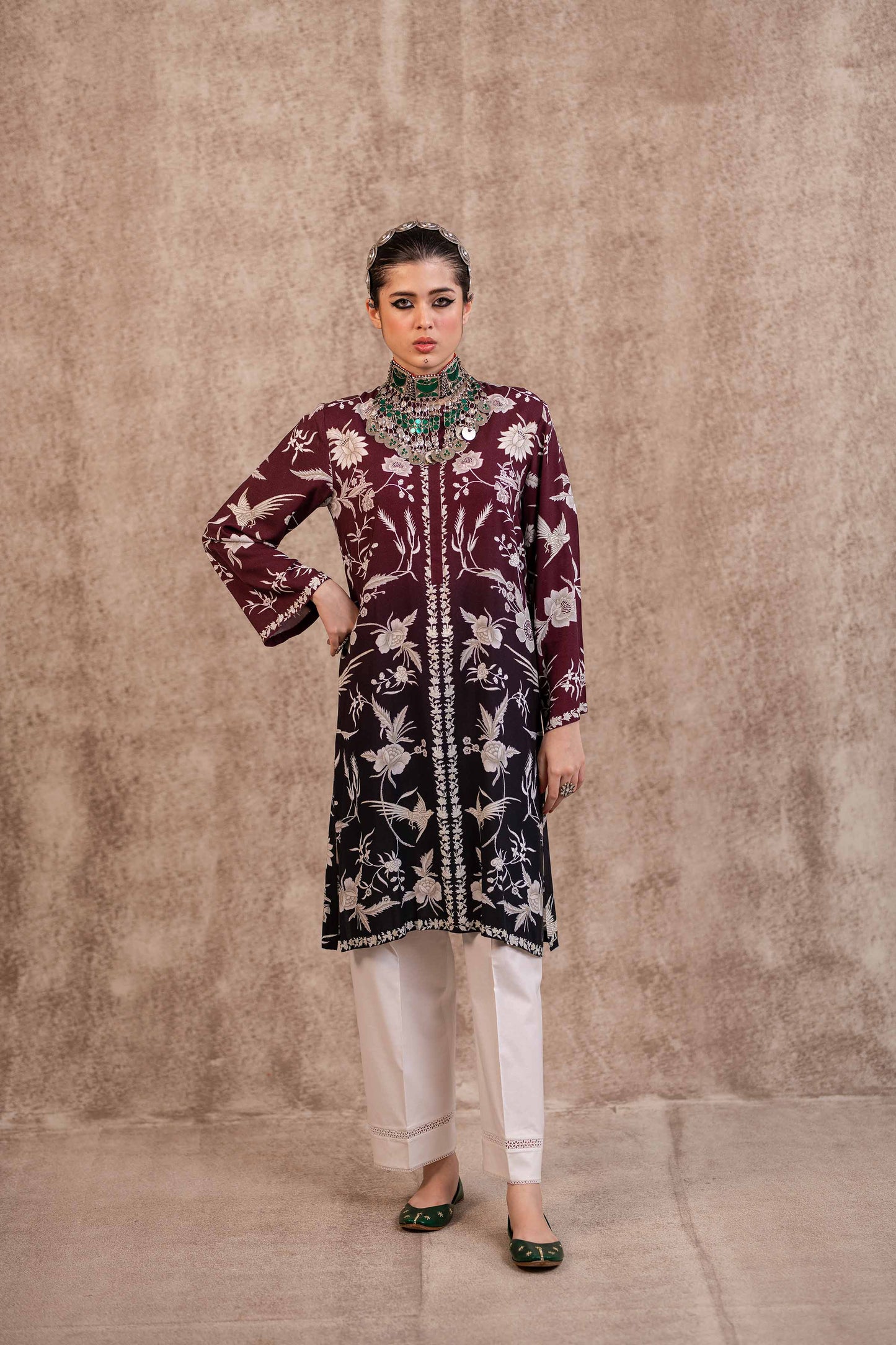 Nishat Linen - Printed Shirt - PW23-135