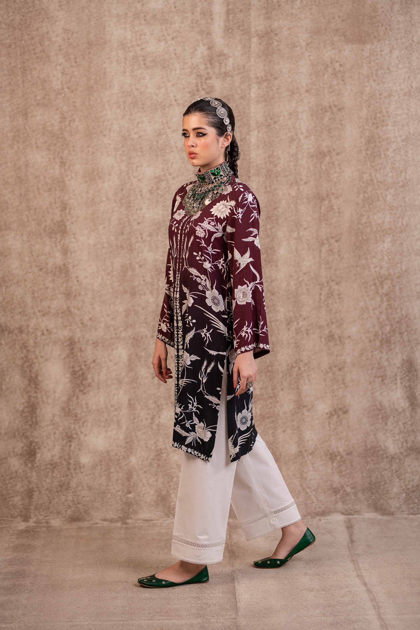 Nishat Linen - Printed Shirt - PW23-135
