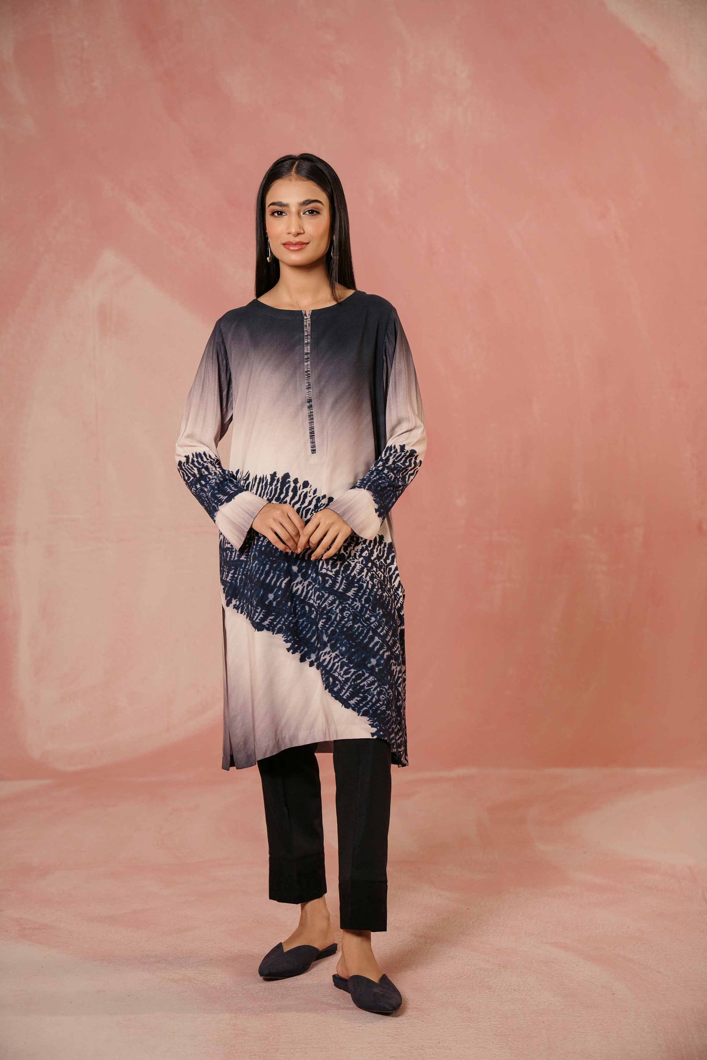 Nishat Linen - Printed Shirt - PW23-139