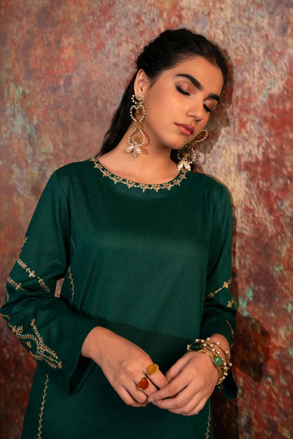 Nishat Linen - 2 Piece - Embroidered Suit - PW23-14
