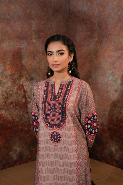 Nishat Linen - Printed Shirt - PW23-140