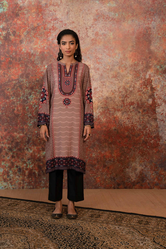 Nishat Linen - Printed Shirt - PW23-140