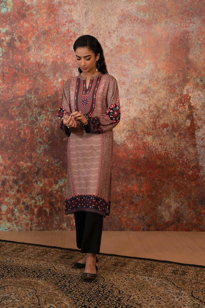 Nishat Linen - Printed Shirt - PW23-140