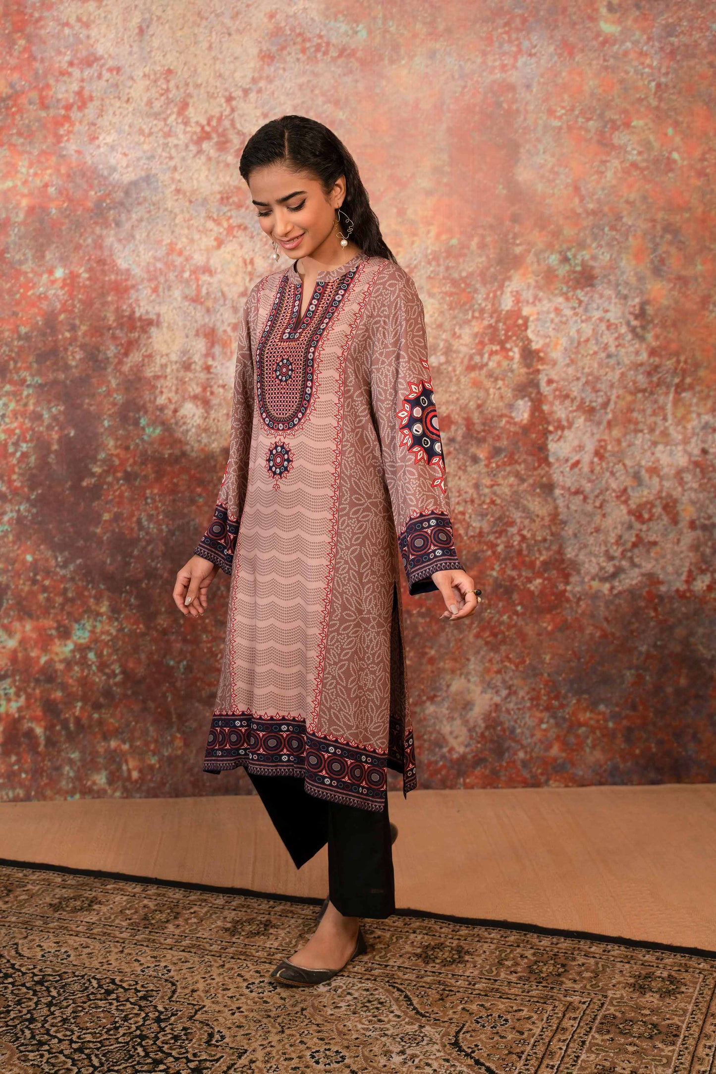 Nishat Linen - Printed Shirt - PW23-140
