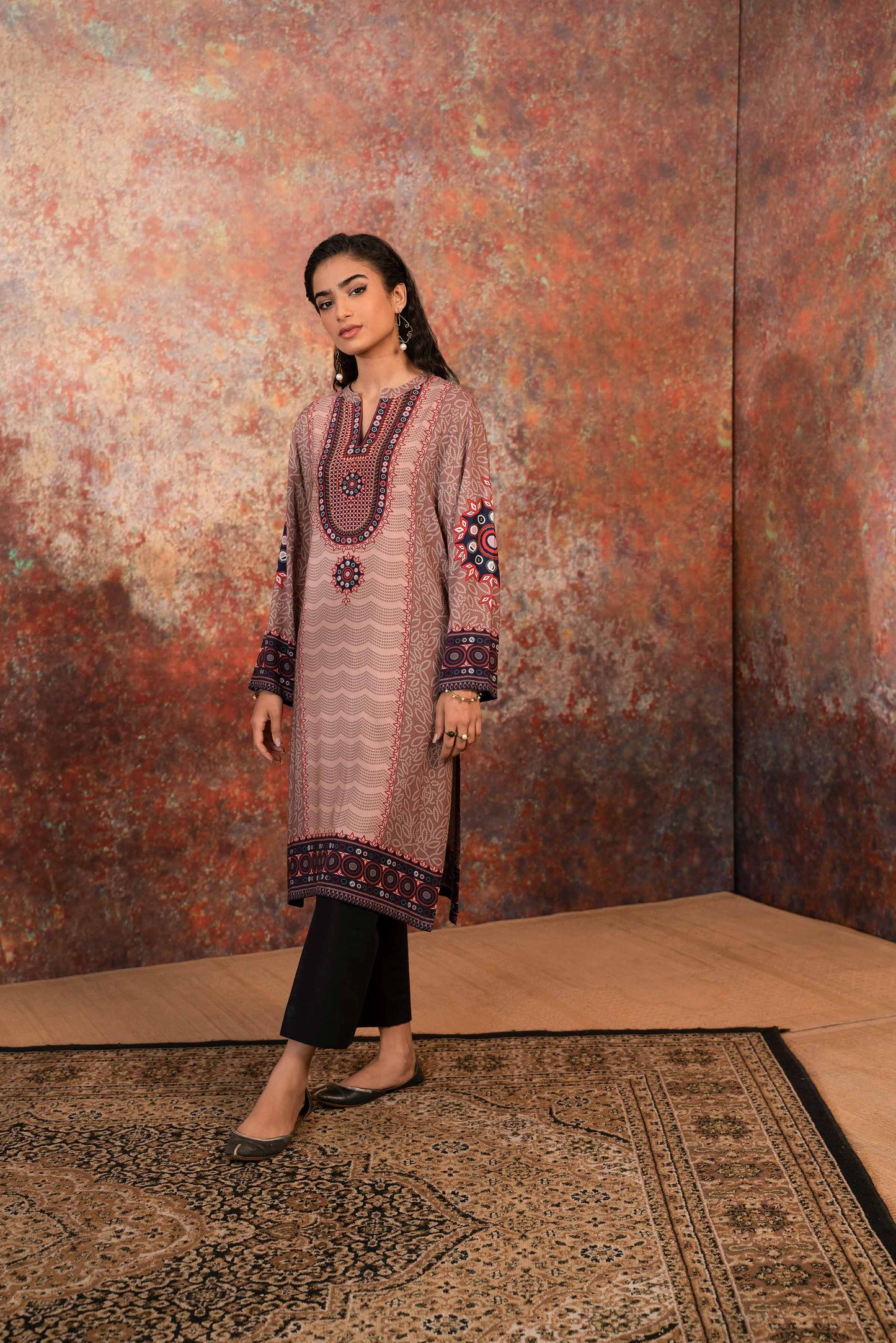 Nishat Linen - Printed Shirt - PW23-140