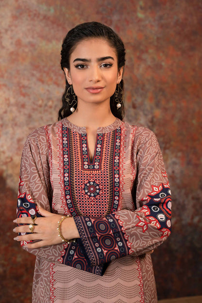 Nishat Linen - Printed Shirt - PW23-140