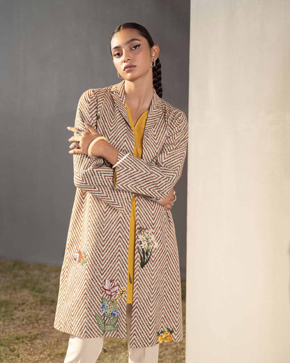 Nishat Linen - Printed Jacket - PW23-147