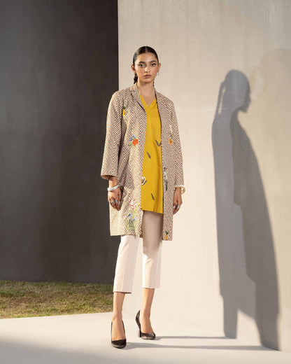 Nishat Linen - Printed Jacket - PW23-147