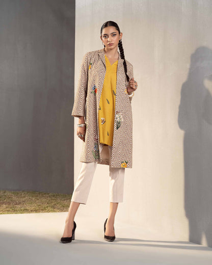 Nishat Linen - Printed Jacket - PW23-147