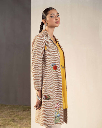 Nishat Linen - Printed Jacket - PW23-147