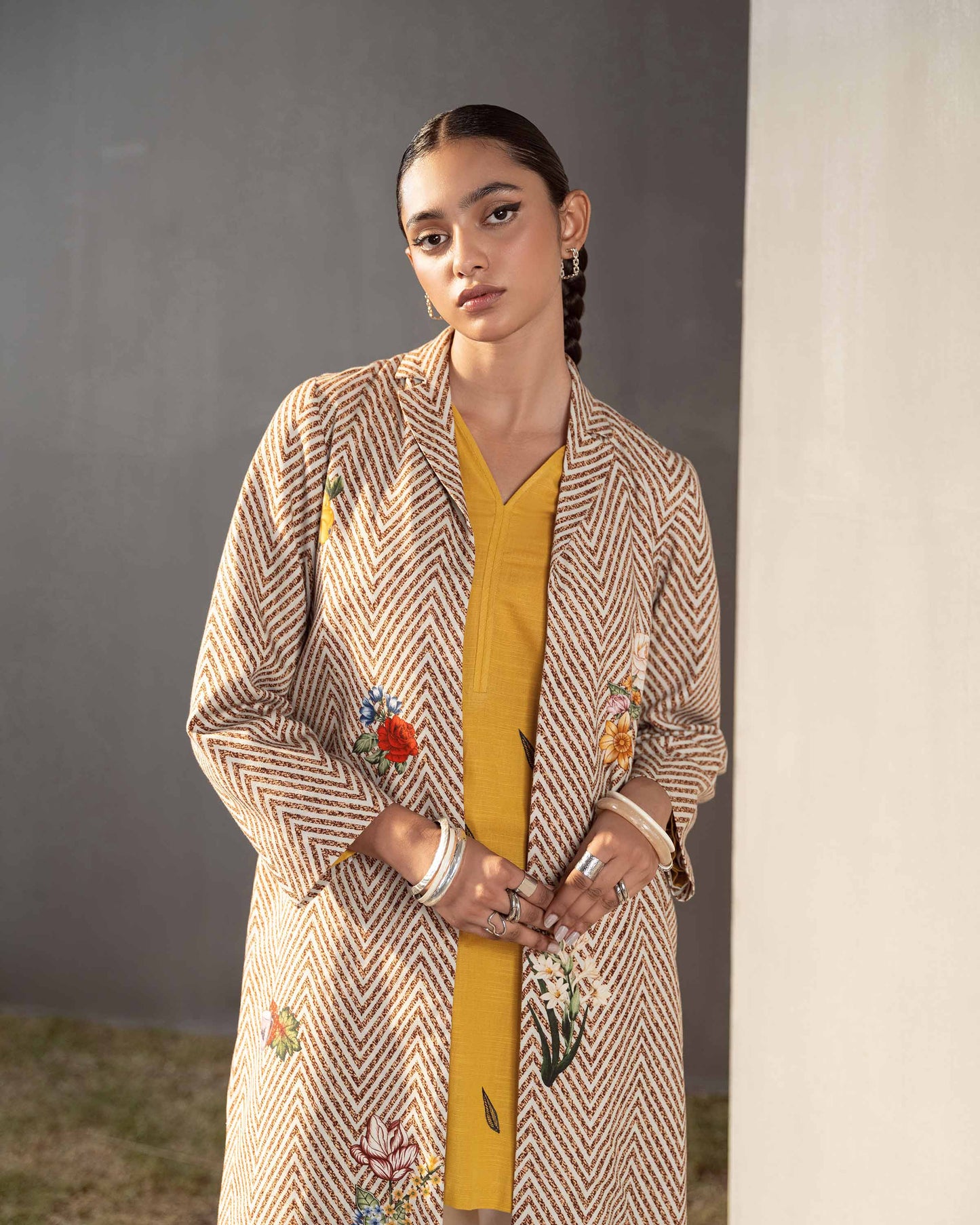 Nishat Linen - Printed Jacket - PW23-147