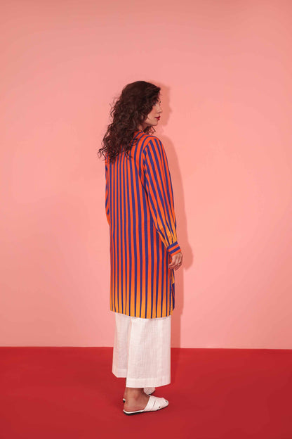 Nishat Linen - Printed Shirt - PW23-148