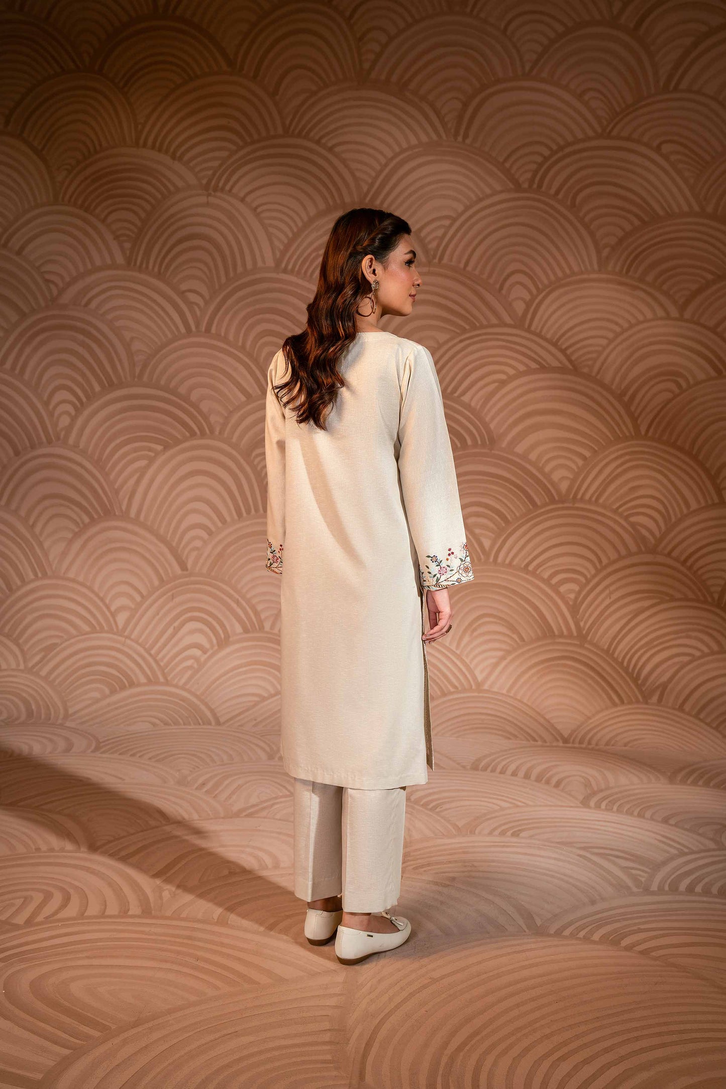 Nishat Linen - 2 Piece - Embroidered Suit - PW23-15