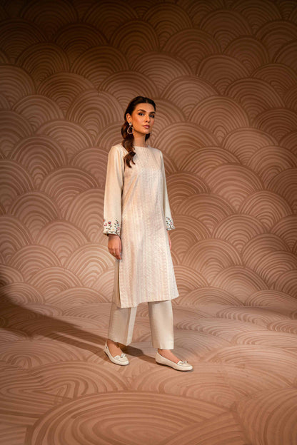 Nishat Linen - 2 Piece - Embroidered Suit - PW23-15