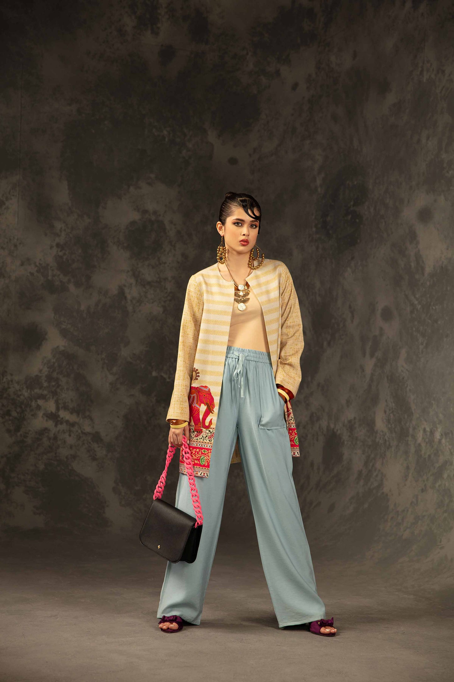 Nishat Linen - Printed Jacket - PW23-159