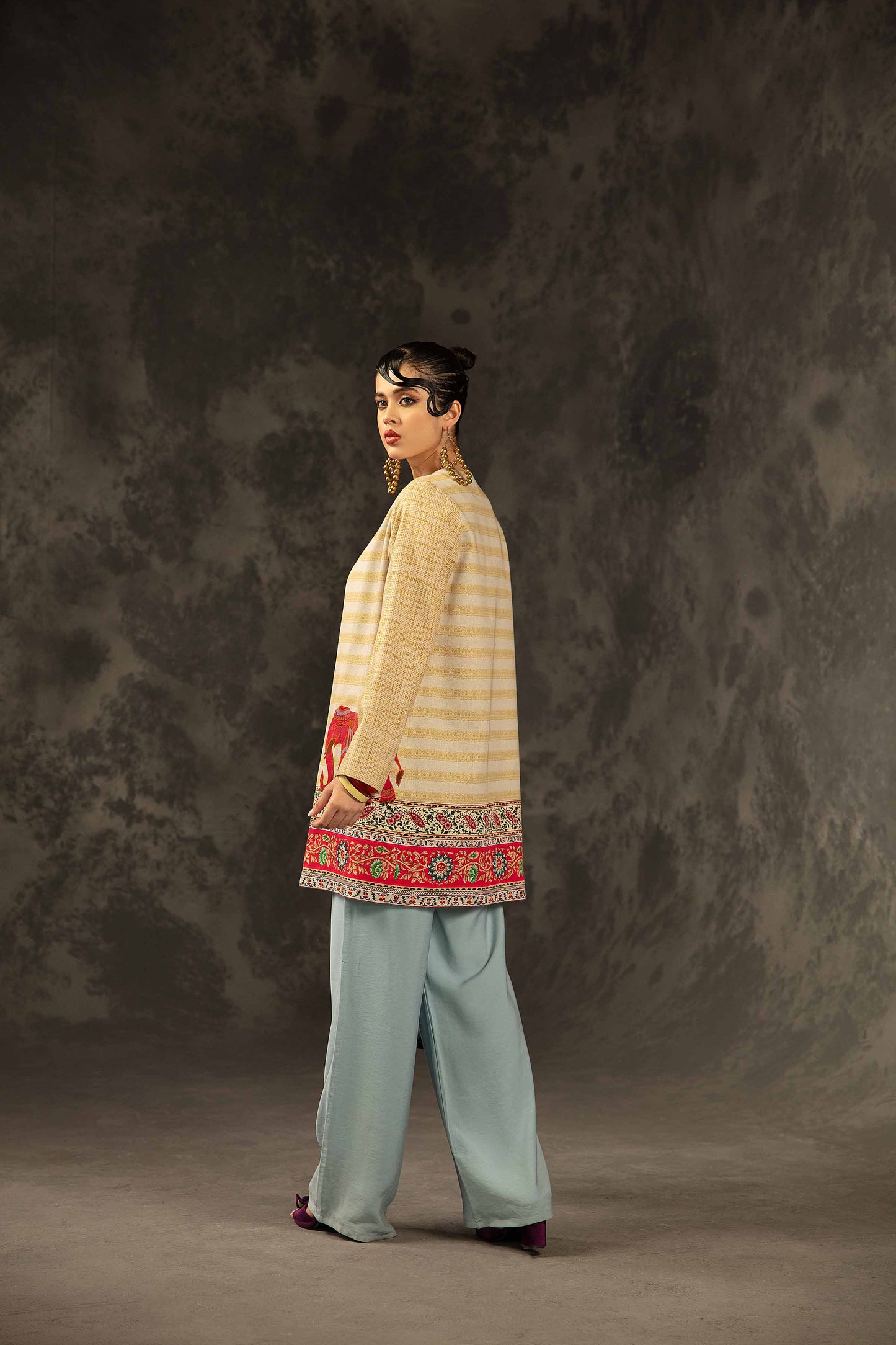 Nishat Linen - Printed Jacket - PW23-159