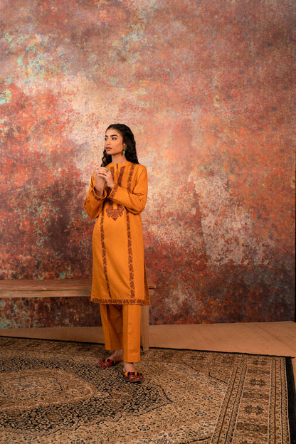 Nishat Linen - 2 Piece - Embroidered Suit - PW23-16