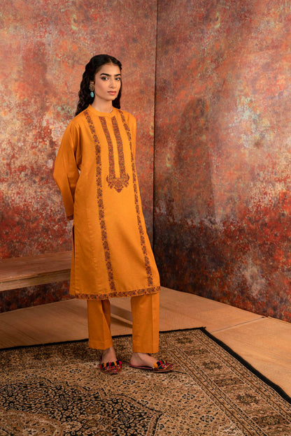 Nishat Linen - 2 Piece - Embroidered Suit - PW23-16