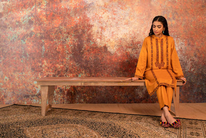 Nishat Linen - 2 Piece - Embroidered Suit - PW23-16