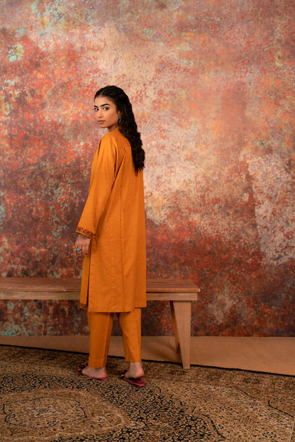 Nishat Linen - 2 Piece - Embroidered Suit - PW23-16