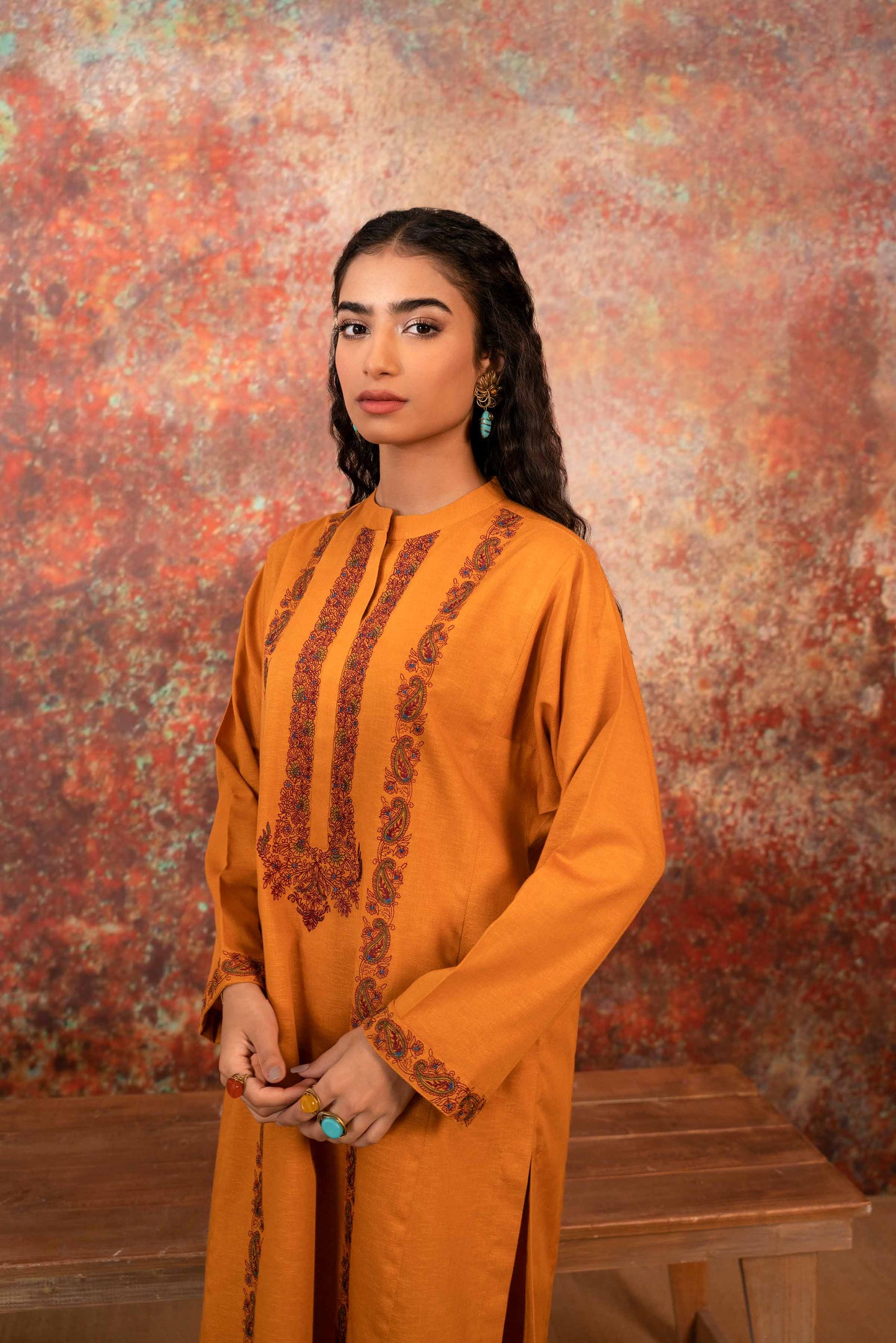 Nishat Linen - 2 Piece - Embroidered Suit - PW23-16