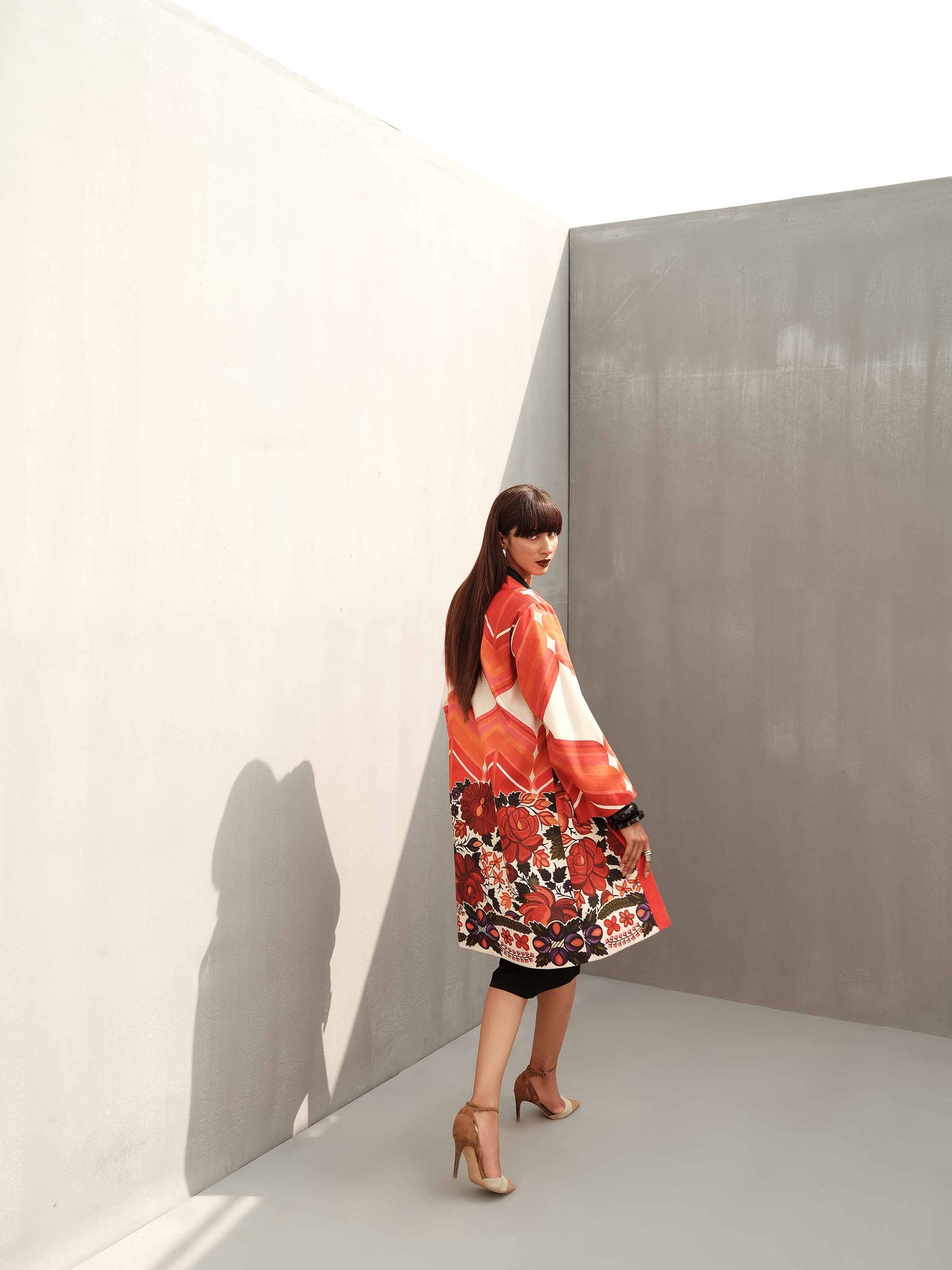 Nishat Linen - Printed Jacket - PW23-161