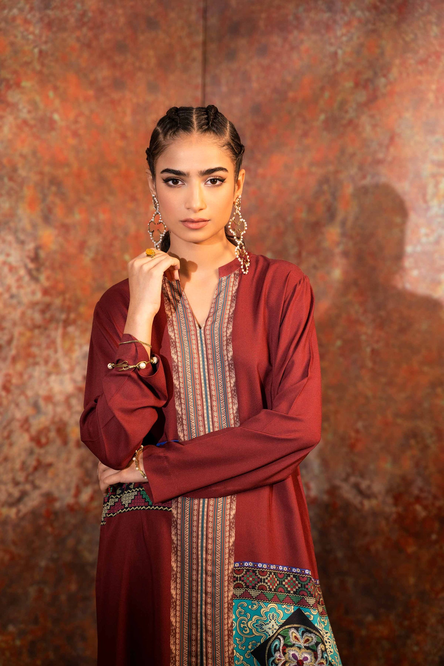 Nishat Linen - Printed Shirt - PW23-162