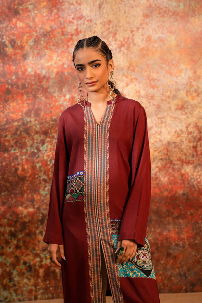 Nishat Linen - Printed Shirt - PW23-162