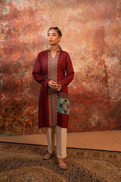 Nishat Linen - Printed Shirt - PW23-162